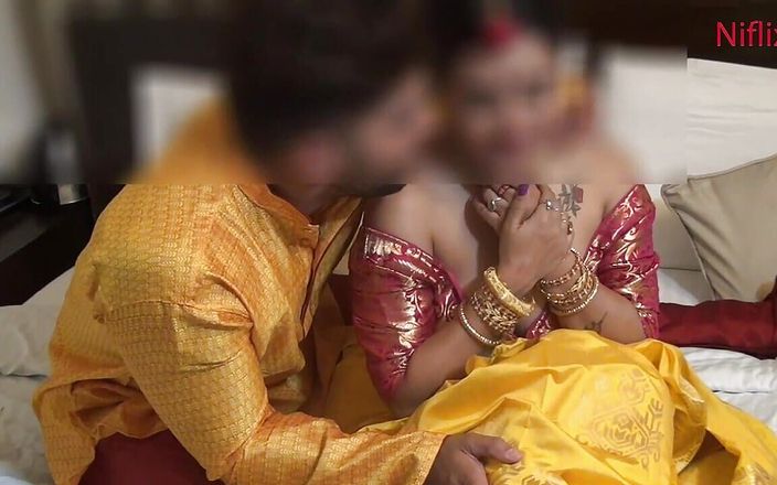 A Beautiful Couple Made a Sizzling Session in Their First Night