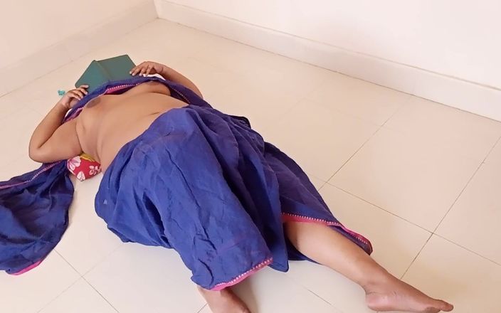 A Guy Fuck My Natural Tight Pussy, When I Read Book on the Floor He Saw My Sexy Body Then Fuck