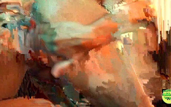 A Squirting Blonde Angel and an Asian Brunette Have Some Lesbian Fun in the Bed