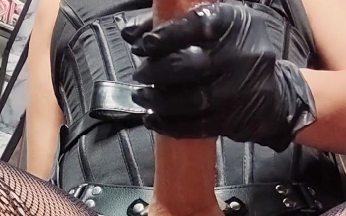 Asian Dominatrix with Squirt Strapon