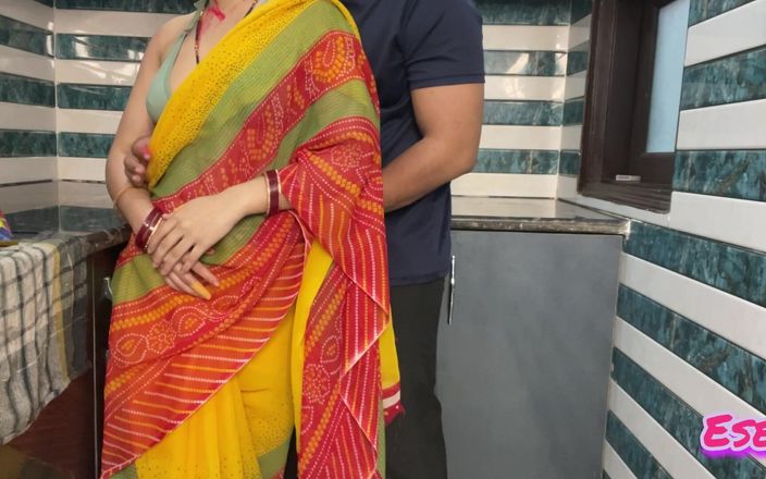 Aunty Got Fucked in the Kitchen on Holi