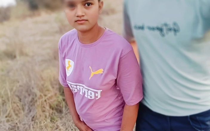 Beautiful Indian College Teen Cheating Her Boyfriend and Fucking in Jungle