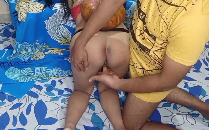 Beautiful young Indian college teen trick fucked by neighbor on halloween POV sex