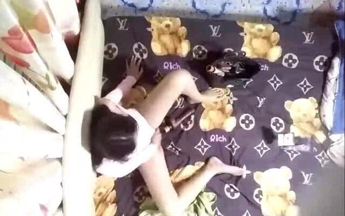 Behind the Scenes of a Girl Masturbating