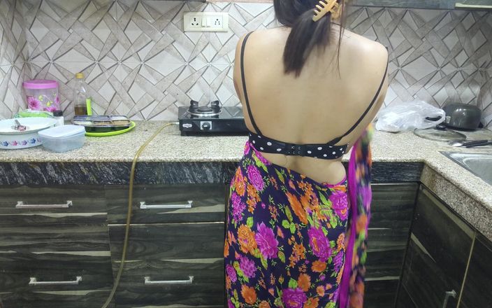 Bhabhi Alon at Home and Coming My Room to Fuck and Ride Hard Cock in Kitchen