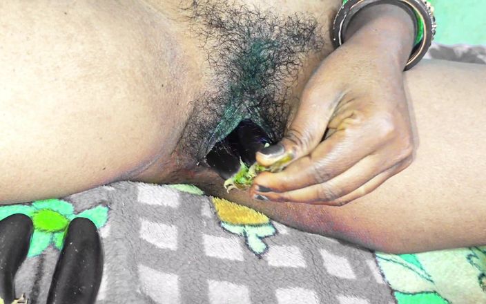 Brinjal Inside Pussy Sex Desi Bhabhi Masti Time