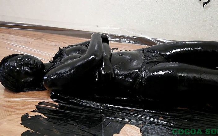 Casting for young Asian girl. Body paint and wet and messy casting