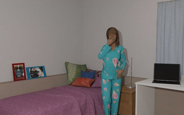 Christine Stays with Her Godfather - Baby Sitter