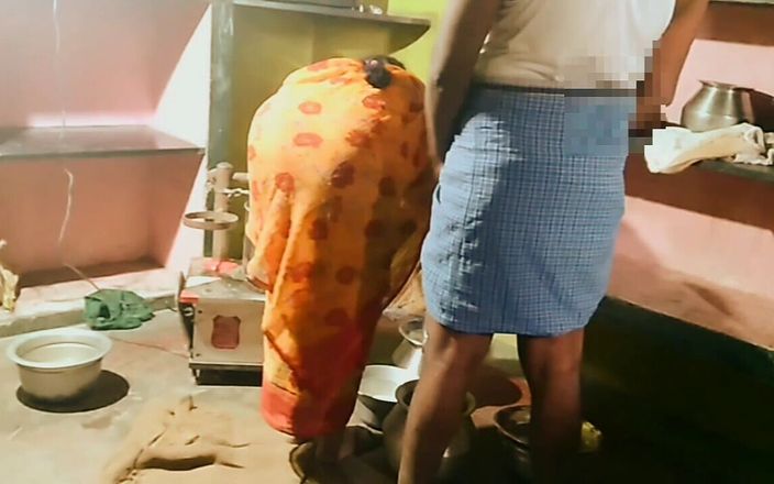 Desi - a Husband Who Has Sex While His Wife Is Doing Housework