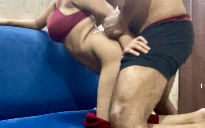 Desi Indian Student Girl Angle Sofia Fucked Hard in Doggy Style by Huge Dick Boyfriend Danish