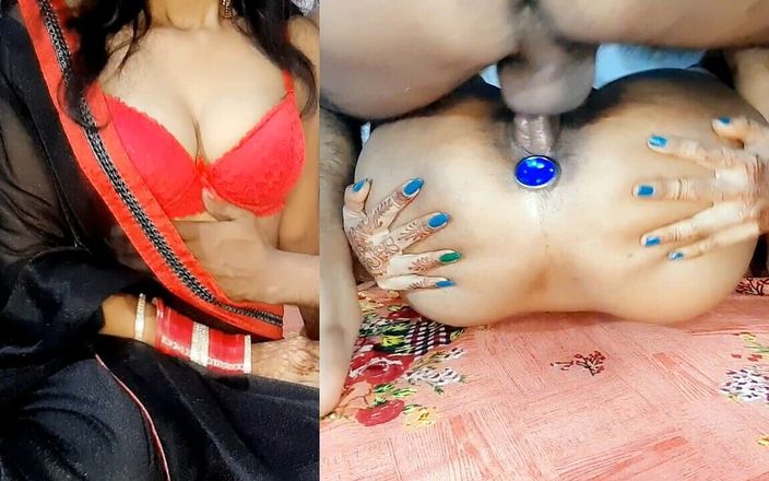 Desi Riya Bhabhi Had Sex by Putting an Anal Plug in Her Ass