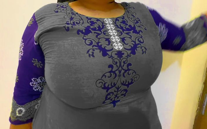 Desi Sexy Huge Ass & Big Tits Mother-in-law While Cleaning Room, Son-in-law Gets Hot Then Fucks Her