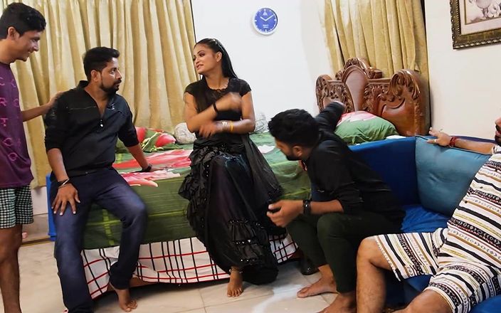 Four Freinds Gang Fucked Their Podosan Bhabi, Hardcore Group Sex