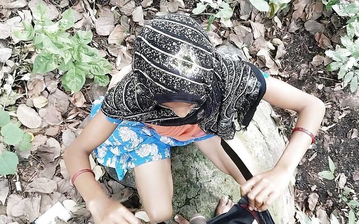 Girl and Her Boyfriend at the Jungle