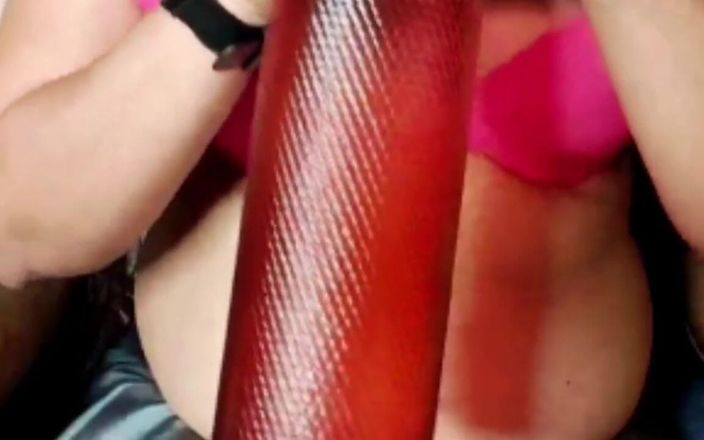 Girl in Pink Bra Satisfying Herself Part 3