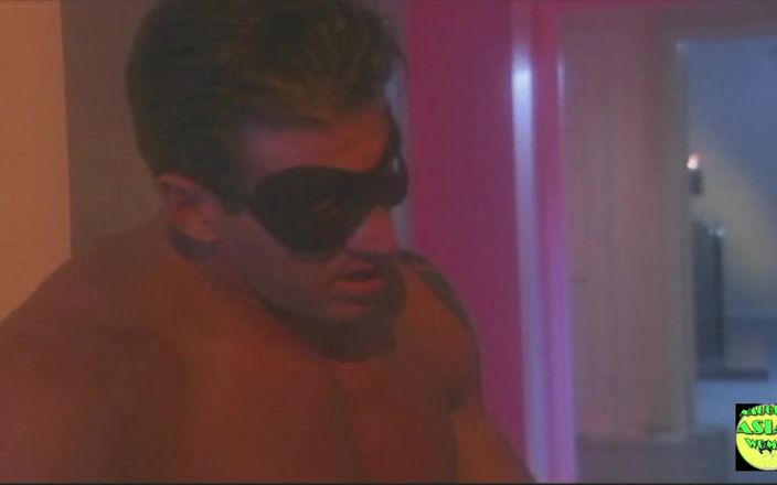Girls with Masks Enjoy an Intense Threesome Fucking with a Guy with a Big Cock