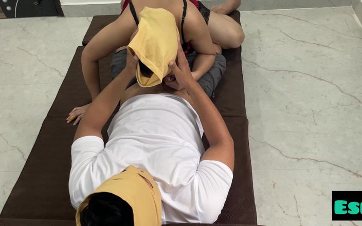 Gorgeous Girlfriend Fucks in Lingerie with His Boyfriend