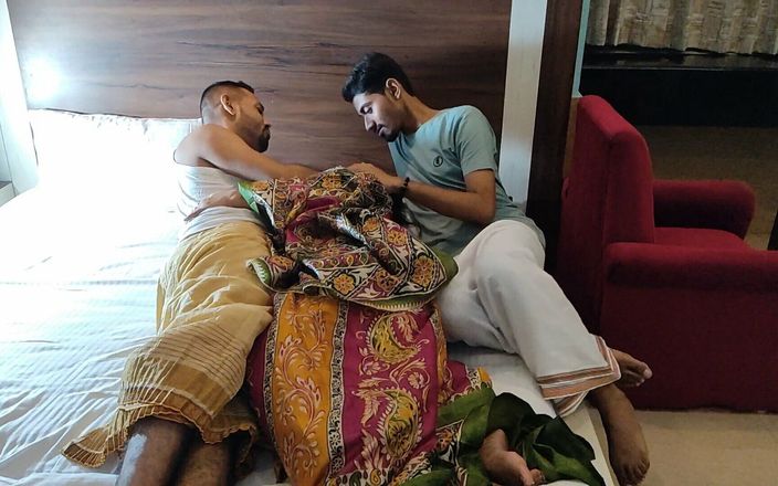 Hard Fuck of a Gorgeous Housewife by Two Brother in Law