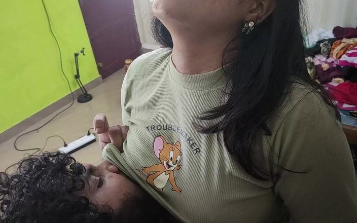 Hot Ass Kiss and Boobs Press with Pussy Rub in Under Skirt and Top Without Bra and Under Wear by Vaishnaby and Sharun Raj