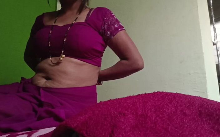 Hot Bhabhi Night in Bedroom M Romantic Mood