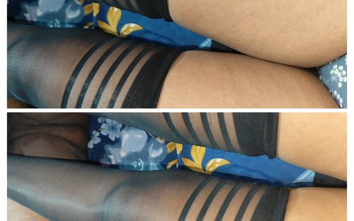 Hot Indian Desi Bhabhi in Stockings Enjoying with Her Stepfather in Full Romantic Mood