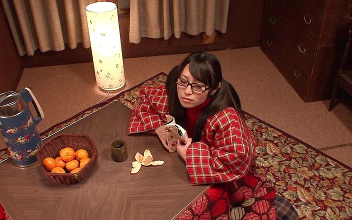Hot solo scene with a teen Asian gal