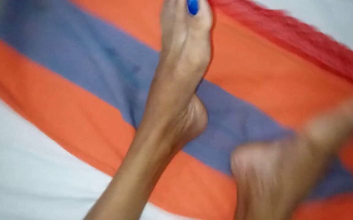 Hubby Massages His Wifes Foot in Night