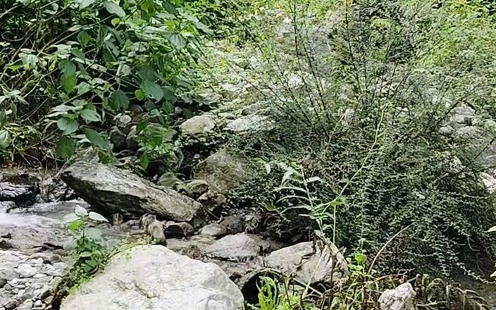 Indian Bhabhi Having Sex with Her Boyfriend While Roaming in the Forest.