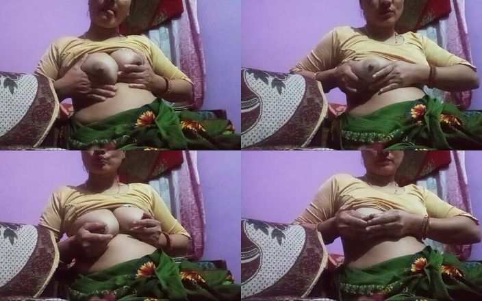 Indian Bhabhi Huge Milking Boobs Massage and Super Huge Ass