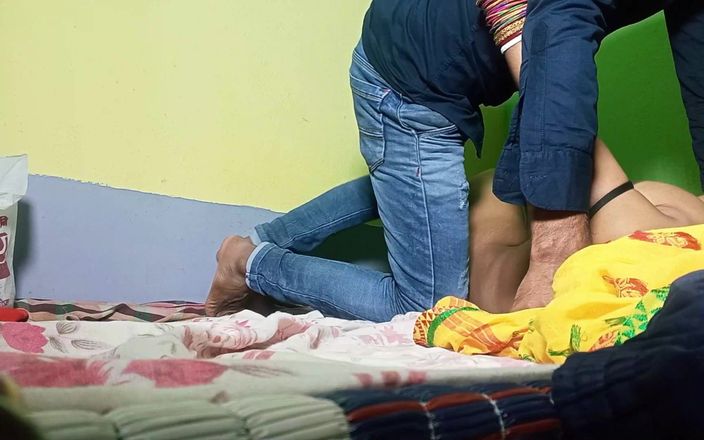 Indian Bhabhi Suddenly Fucked at Neighbor's House with Clear Hindi Talking