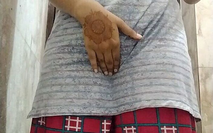 Indian Desi collage girl open college dress in bathroom