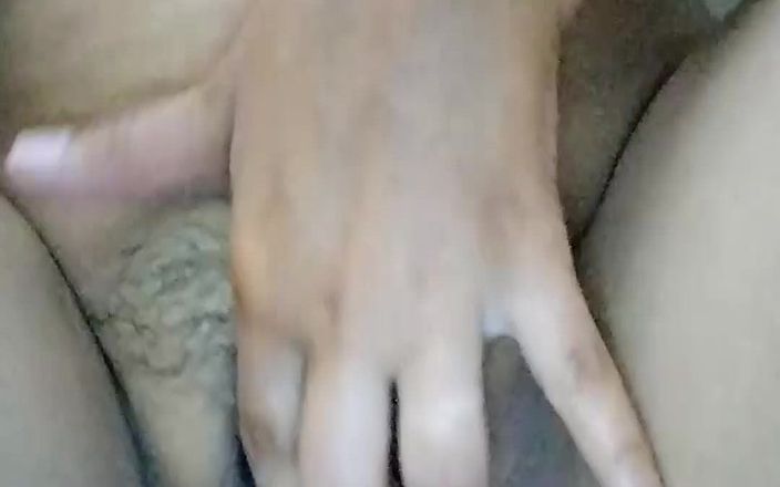Indian girl touches her pussy in bathroom