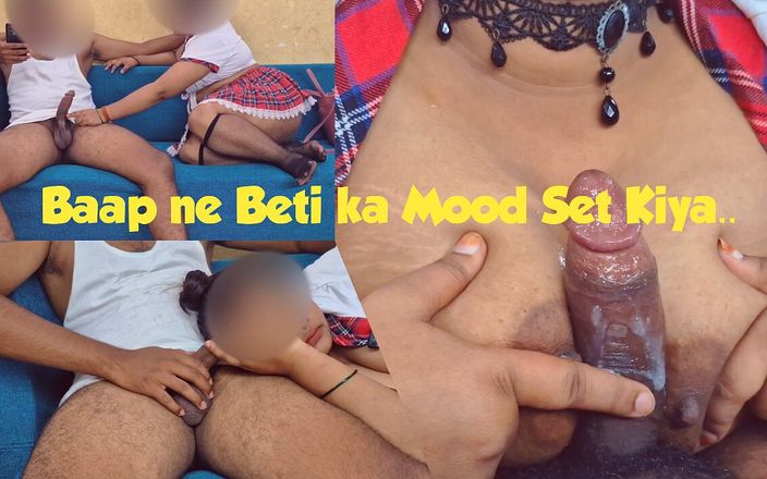 Indian Girls Loves Her Step Daddy Big Cock for Blowjob