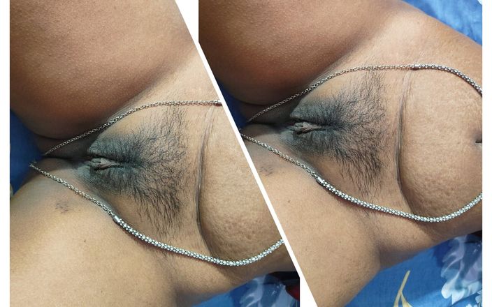 Indian Hot Bhabhi Pussy Fingering with Hip Chain