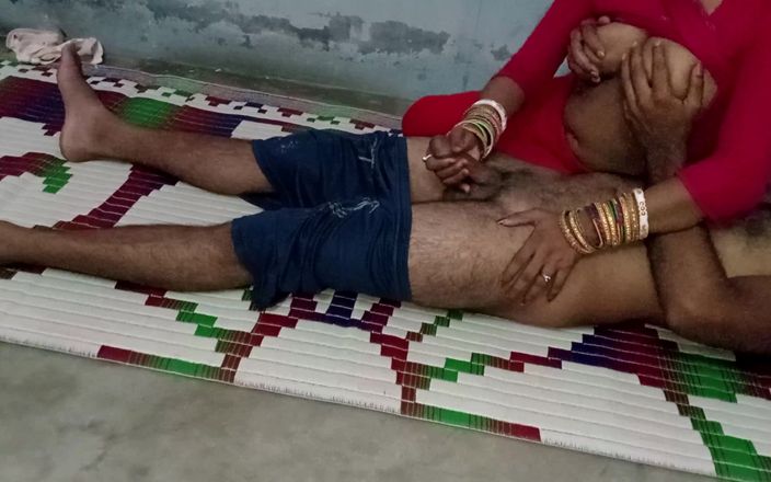 Indian Maid Young Stepdaughter Sucking Dick and I Pinch Her Boobs