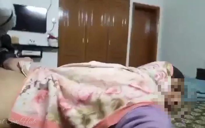 Indian Shop Maid Cheating Doggy Anal Sex with Owner in His Bedroom
