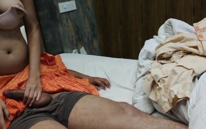 Indian Stepmom Came Into My Room - I'm Already Jerking off - She Looks and Gets Excited - I Fuck My Horny Stepmom