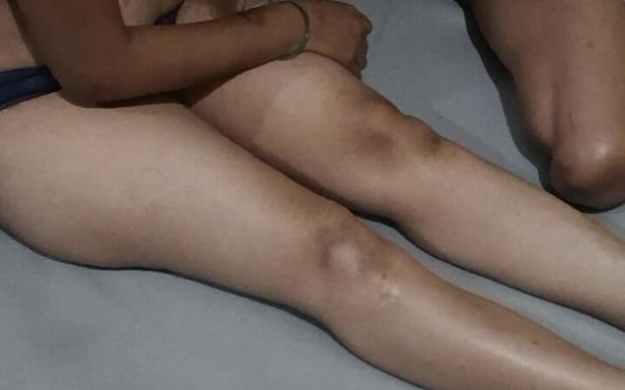 Indian Wife Focusing Hard Work From Home
