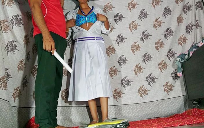 Indian Young College Girl Seduces Her Teacher for Exams She Makes Best Blowjob and Pussy Fucking