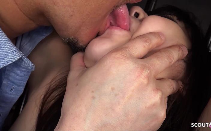 Japan Teen Hina Kuraki up in Threesome and Masturbates Tight Hairy Pussy