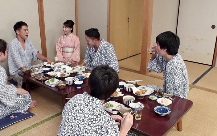 Japanese gangbang at the tea house