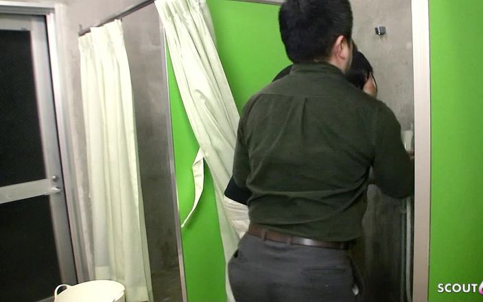 Japanese Teen Arisa Fucked in Hairy Pussy by Step Brother and Friend in Threesome Uncensored