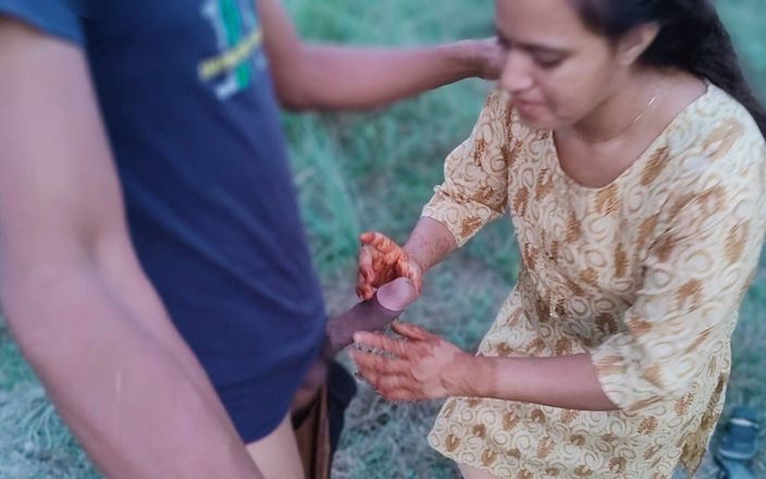 Jija Sali Fucking Outdoor Jaungal, Real Sali Jija Fucking, Sali Very Happy with Her Jiju, Hindi Audio Outdoor HD