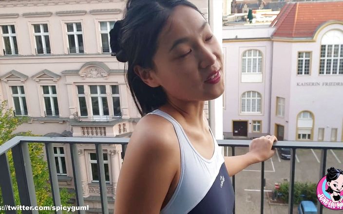 June Liu / SpicyGum - Asian blowJob in Berlin [JL_006]
