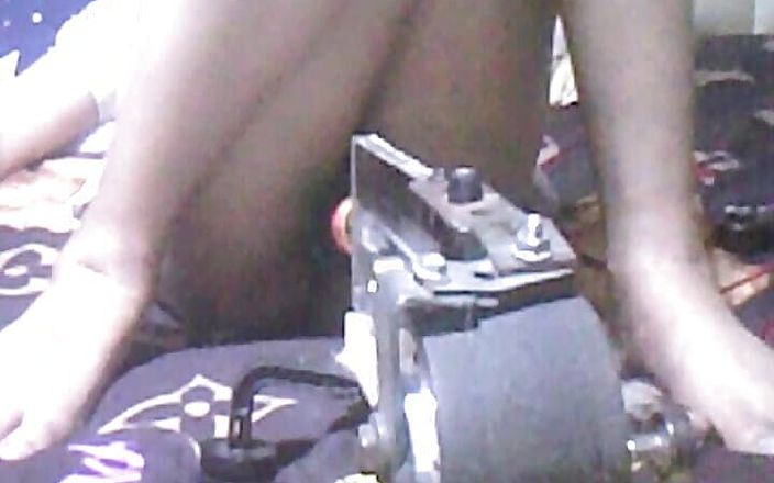 Look at the camera on the laptop to see what our boyfriend is doing. When we go to work