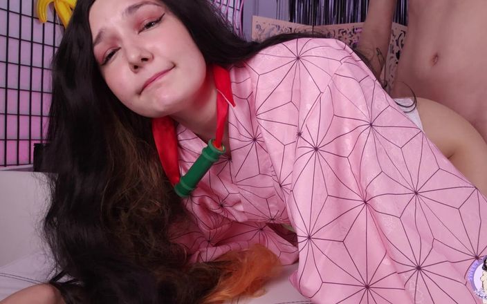 Lustful Nezuko Tasted a Human Dick