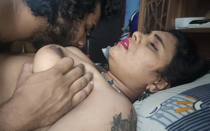 Mallu Couple 20 Minutes Boobs Suck, Vaishnavy Non Stop Boobs Suck by Sharun Raj, Mallu Couple Nipple Lick, Mallu Boobs