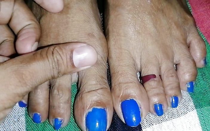 Miya White Feet Flesh for Feet Lovers Best Feet with Blue Colour