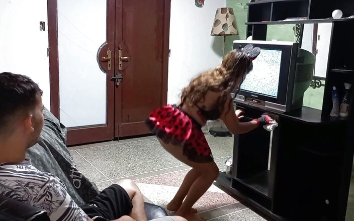 My Employer Grabs My Pink Pussy When His Wife Is Away and Makes Me Eat Her Cum