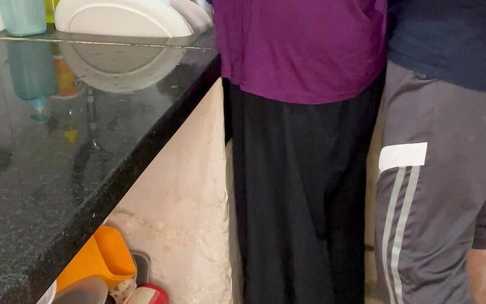 My Maid Was Cleaning in the Kitchen I Went and Fucked Her When My Wife Was Out